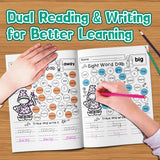 Kids reading activity workbook for high-frequency words and confidence