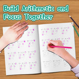 Kids addition subtraction workbook for part whole number bond practice