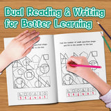 Kids geometry readiness workbook with visual learning and counting activities
