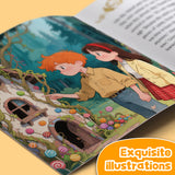 Grimm's Fairy Tales 30-Book Set for Kids product image 6 showing printed book details for screen-free reading and learning