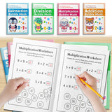 Bubble Math 4 Book Set product image 6 showing printed book details for screen-free reading and learning