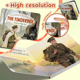 High-resolution page detail of The Tinderbox Andersen storybook