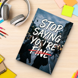 Stop Saying You’re Fine, Teen and Young Adult Emotional Wellness Book with Honest Self-Reflection, Mental Health Awareness, Healing Support, and Personal Growth Reading