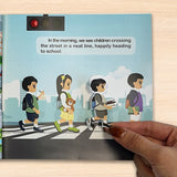 Smart Stickers: The City product image 6 showing printed book details for screen-free reading and learning