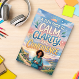 Teen Guide to Calm, Clarity, and Confidence product image 10 showing printed book details for screen-free reading and learning