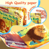 High-quality paper detail from The Lion, the Bear, and the Fox book