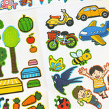 Comparison Bright Stickers Book for Kids product image 6 showing printed book details for screen-free reading and learning