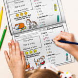 Kids comprehension book for simple passages and reading confidence