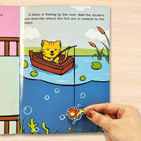 Bright Stickers Book: Direction Sense product image 6 showing printed book details for screen-free reading and learning