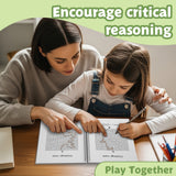 Challenge Maze Workbook: Dog Adventure product image 6 showing printed book details for screen-free reading and learning