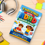 Thriving with ADHD Workbook for Kids product image 10 showing printed book details for screen-free reading and learning