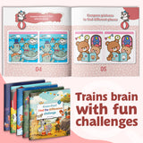 Find the Difference Challenge Book Set for Kids, Spot the Difference Puzzle Activity Collection for Observation Skills, Focus, Visual Learning, and Fun Brain Practice