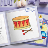 My First Activity Coloring Book for Little Hands product image 5 showing printed book details for screen-free reading and learning