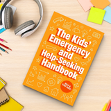 The Kids Emergency and Help-Seeking Handbook product image 10 showing printed book details for screen-free reading and learning
