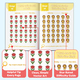 Bright Eyes Visual Search Activity Book for Kids product image 6 showing printed book details for screen-free reading and learning