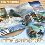 Our World of Geography Picture Book for Kids product image 6 showing printed book details for screen-free reading and learning
