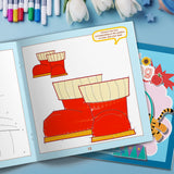 Adventures in Every Hue Vol. 1 Coloring Book for Kids product image 5 showing printed book details for screen-free reading and learning
