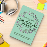 Teen Guide to Emotional Reset product image 10 showing printed book details for screen-free reading and learning