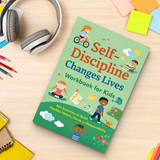 Self-Discipline Changes Lives Workbook for Kids product image 10 showing printed book details for screen-free reading and learning