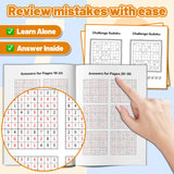Number Grid Sudoku Books: Perspective Logic Set product image 10 showing printed book details for screen-free reading and learning