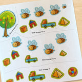 Daily Fun Stickers: I Won't Cry product image 6 showing printed book details for screen-free reading and learning