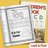 ABC writing book for preschool literacy