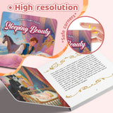 High-resolution printed pages of Sleeping Beauty storybook