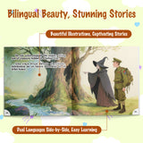 Children's bilingual story book for language learning and comprehension