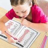 Scrambled Words Activity Book Set for Kids product image 6 showing printed book details for screen-free reading and learning