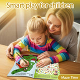 Playtime Mazes Activity Book for Kids product image 6 showing printed book details for screen-free reading and learning
