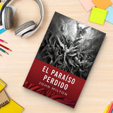 El Paraiso Perdido Spanish Edition by John Milton - Classic Epic Poem product image 9 showing printed book details for screen-free reading and learning