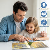 Ages 4-8 French-English story reader for screen-free fable time