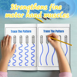 Pencil Control Workbook for Kids product image 6 showing printed book details for screen-free reading and learning