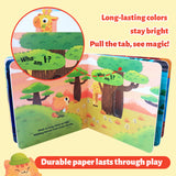 Who's That Grassland Push Slide Board Book product image 6 showing printed book details for screen-free reading and learning