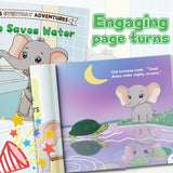 Ellie Saves Water Children’s Picture Book, Little Ellie Everyday Adventures Storybook About Saving Water, Earth Care, and Good Daily Habits
