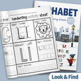 Preschool handwriting activity sheet book