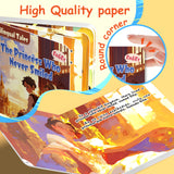 High-quality paper detail from The Princess Who Never Smiled book