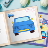 Kids First Coloring and Drawing Dot-to-Dot Book product image 5 showing printed book details for screen-free reading and learning