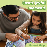 Brainy Mazes: Fantasy Adventure Paths for Kids product image 6 showing printed book details for screen-free reading and learning