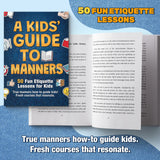 Kids Guide to Manners Etiquette Book product image 6 showing printed book details for screen-free reading and learning