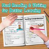Kids reading workbook for sentence understanding vocabulary and confidence