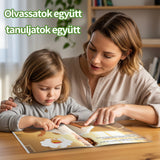 Ages 4-8 Hungarian-English story reader for screen-free fable time