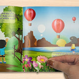 Smart Stickers: Nature product image 6 showing printed book details for screen-free reading and learning