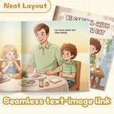 Be Careful With What You Eat Food Safety Picture Book for Kids product image 5 showing printed book details for screen-free reading and learning
