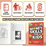 Money Skills for Kids Saving Spending and Budgeting product image 6 showing printed book details for screen-free reading and learning