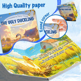 The Ugly Duckling Bilingual Fairy Tale: English-Spanish product image 6 showing printed book details for screen-free reading and learning
