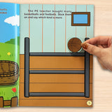 Bright Stickers Book: Comparison product image 6 showing printed book details for screen-free reading and learning