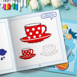 Adventures in Every Hue Vol. 2 Dot-to-Dot Coloring Book for Kids product image 5 showing printed book details for screen-free reading and learning