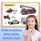 Vehicles Early Learning Book for Kids, Vehicle Recognition, First Vocabulary and Preschool Learning Skills