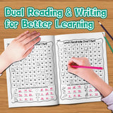 Kids activity book for finding numbers rows columns and counting practice